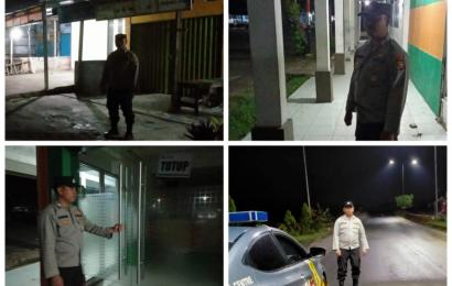 Cegah Aksi Kejahatan Hingga Gangguan Kamtibmas, Polsek KSKP Pulau Baai Patroli Pagi
