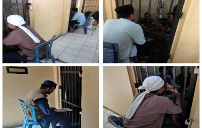 Tahanan Polresta Bengkulu Gelar Binrohtal, Tadarusan dan Yasinan Bersama 