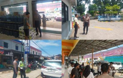 Sambangi Petugas Parkir dan Security Bank BCA, Polresta Bengkulu Sampaikan Imbauan 