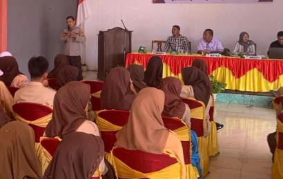 Sat Binmas Polres Seluma Laksanakan Sosialisasi Pemilih Pemula di SMAN 07 Seluma 