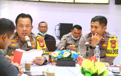 Kapolres Lebong Ikuti Zoom Meeting Kesiapan Pengamanan Dalam Rangka Pemungutan dan Penghitungan Suara Pemilu 2024