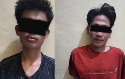 Beraksi Menjelang Subuh, 2 Pemuda ini Embat Uang dan Hp di Dalam Rumah Korban