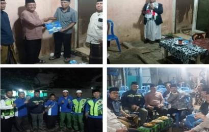Bhabinkamtibmas Kelurahan Panorama Hadiri Takziah Malam Ketiga di Rumah Warga Binaanya
