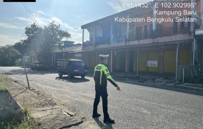 Satgas Kamseltibcar Lantas, Patroli Ke Kantor KPU dan Bawaslu Serta Gudang Logistik KPU Pemilu