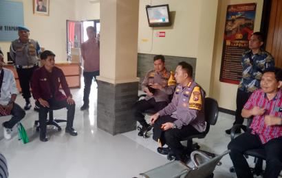 Kapolresta Bengkulu Pimpin Pengamanan Aksi Unjuk Rasa IMM Bengkulu 