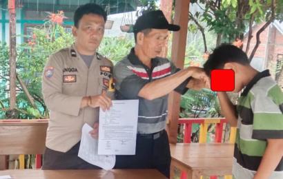 Dimediasi Bhabinkamtibmas, Perkara Pencurian 2 Cupak Beras, Roti dan Sepiring Nasi Berakhir Damai