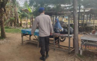 Sat Polairud Polres BS Patroli ke Wisata Pantai Bengkenang Wujudkan Kamtibmas Kondusif Jelang Pemilu 2024