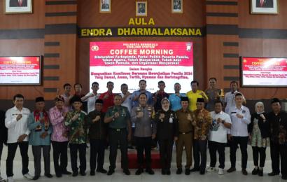 Cooling System, Polresta Bengkulu Gelar Coffe Morning dan Silahturahmi Bersama Forkopimda dan Parpol Jelang Pemilu 2024