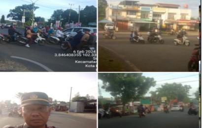 Polsek Selebar Melaksanakan Pengamanan, Pengaturan Arus Lalu lintas di Sekolah dan Persimpangan