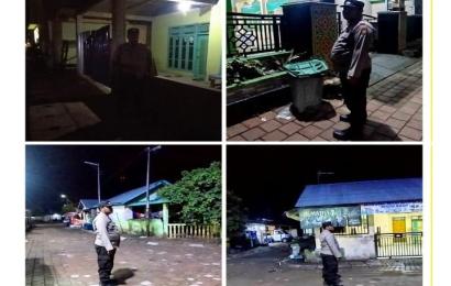 Personel Polsek KSKP Pulau Baai Patroli Subuh, Sambangi Tempat-Tempat Berpotensi Gangguan Kamtibmas 