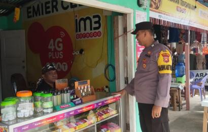 Bhabinkamtibmas Polsek Kota Manna Sampaikan Imbauan Melalui Sambang Dialogis kepada Warga Kecamatan Kota Manna  