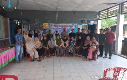 Bhabinkamtibmas Polsek Lebong Atas Hadiri Rapat Penetapan APBDes di Desa Blau