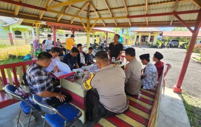 Polsek Lebong Tengah Gelar Restorative Justice Perkara Kekerasan Terhadap Anak