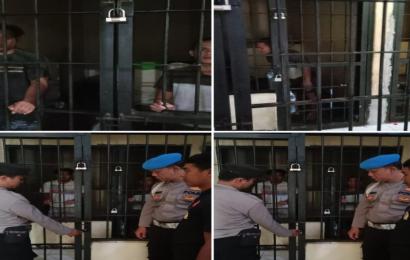Untuk Menciptakan Rasa Aman, Polsek Kampung Melayu Lakukan Pengecekan Rutin Tahanan di Rutan