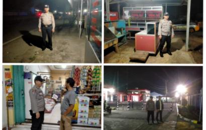 Personel Polsek KSKP Pulau Baai, Patroli Sambang dan Dialogis Ciptakan Sitkamtibmas Kondusif 