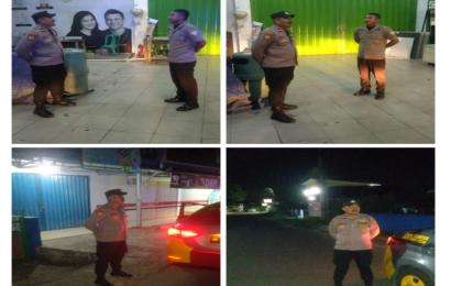 Sambangi Pemukiman Penduduk dan Objek Vital, Polsek Ratu Agung Patroli Antisipasi Gangguan Kamtibmas