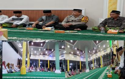 Hadir Ditengah Masyarakat, Bhabinkamtibmas Polsek Kampung Melayu Ikuti Kegiatan Peringatan Isra Mikraj 