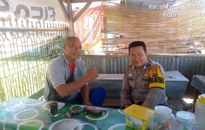 Sambangi Warga Binaan, Bhabinkamtibmas Polsek Selebar Sampaikan Imbauan Kamtibmas Jelang Pemilu