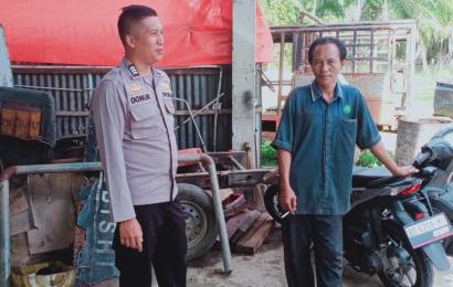 Cegah Penyebaran Berita Hoax, Bhabinkamtibmas Polsek Manna Sampaikan Imbaun melalui Sambang Dialogis 