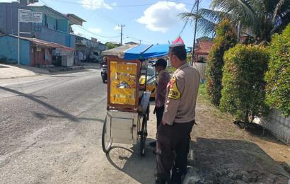 Cegah 3C, Bhabinkamtibmas Polsek Kota Manna Sampaikan  Imbauan di Di Wilayah Hukum 