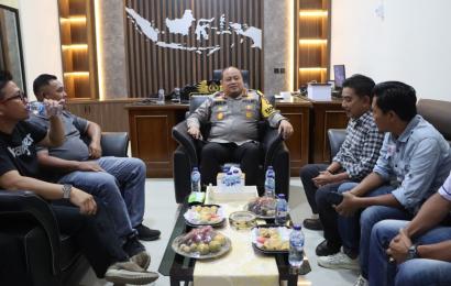 Kapolres Kepahiang Terima Kunjungan Silahturahmi SMSI Kabupaten Kepahiang