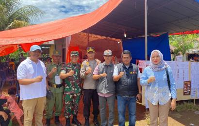 Wakapolres Bengkulu Selatan  Pantau Pemungutan Suara TPS Khusus Lapas Manna
