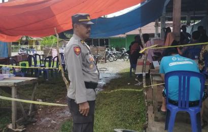 Pamatwil dan Kapolsek Pino Raya Cek TPS dan Tekankan kepada Personel Pengamanan Untuk Pastikan Pencoblosan Aman 
