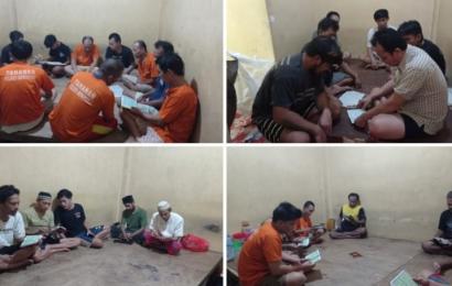 Rutinkan Kegiatan Binrohtal, Upaya Polresta Bengkulu Ubah Prilaku Tahanan Jadi Lebih Baik