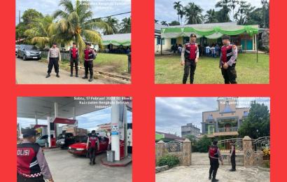 Unit Patroli Sat Samapta Polres BS Lakukan Patroli di Daerah Rawan Ganggung Kamtibmas