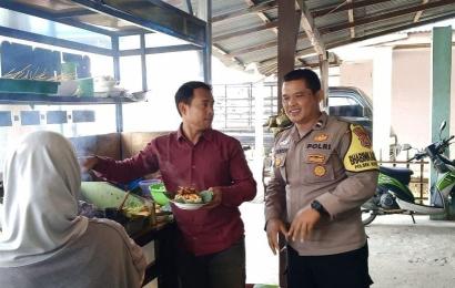 Sampaikan Imbauan, Bhabinkamtibmas Polsek Kota Manna Sambangi Warga Kelurahan Kota Medan