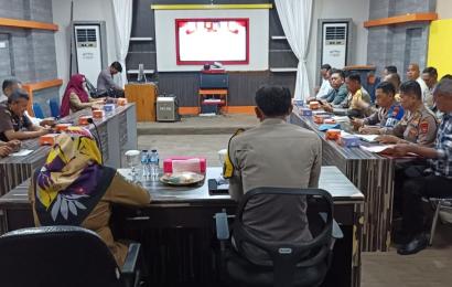 Polresta Bengkulu Gelar RapaT Koordinasi Tim Kewaspadaan Dini Kota Bengkulu 