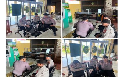 Personel Polresta Bengkulu, Gelar Pengamanan Persidangan di Pengadilan Tata Usaha Negara Kota Bengkulu  