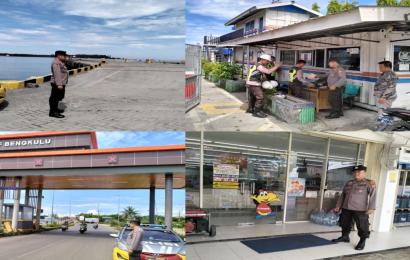 Patroli Siang, Personel Polsek KSKP Pulau Baai Sambangi Obvit 