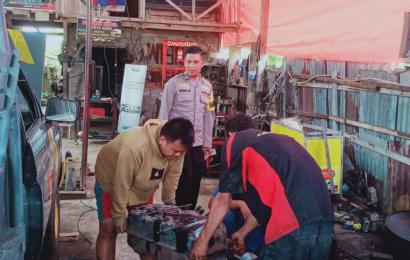 Bhabinkamtibmas Polsek Manna Sampaikan Imbauan Melalui Sambang di Desa Gunung Sakti 