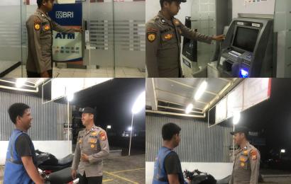 Sambangi Obvit ATM, Personel Polresta Bengkulu Lakukan Patroli 