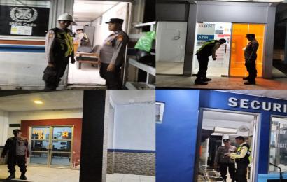 Pastikan Sitkamtimas Aman Pasca Pemilu, Polsek KSKP Pulau Baai Patroli Malam 
