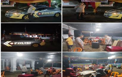 Patroli Personel Polsek Gading Cempaka Monitoring Pemungutan Suara Ulang di TPS 