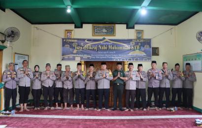 Polres Kepahiang Peringati Isra Mi’raj Nabi Muhammad SAW 1445 H/ 2024 M