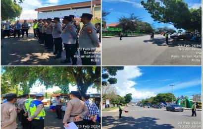 Sat Lantas Polresta Bengkulu Gelar Pengaturan Lalin Kompetisi Liga Asosiasi PSSI Provinsi Bengkulu