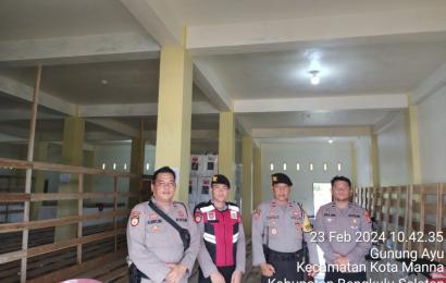 Sat Samapta Polres BS, Patroli Ke KPU, Bawaslu dan PPK Serta Panwascam 