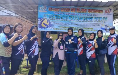 Bhabinkamtibmas Polsek Kampung Melayu Hadiri Pembukaan Turnament Volly Warga Binaan 