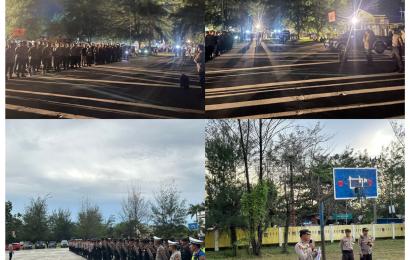 260 Personel Gabungan Polresta Bengkulu dan Polda Bengkulu Amankan Konser Musik JKT48 dan Nadin Amizah 