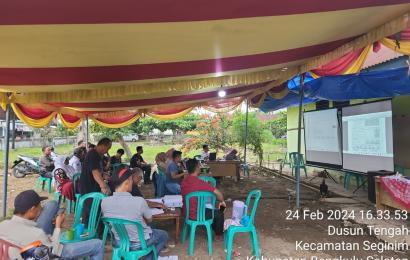 Pamatwil dan Kapolsek Seginim Laksanakan Pengamanan Rekapitulasi Penghitungan Suara di PPK Seginim  