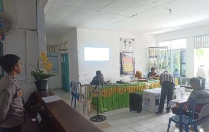 Dikawal Polsek Kota Manna, PPK Kota Manna Selesaikan Pleno Rekapitulasi Penghitungan Suara Pemilu 2024 