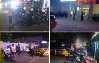 Patroli Malam di Objek Vital, Poslek Ratu Agung Cegah Kejahatan 3C 