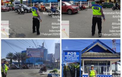Cegah Gangguan KaMtibmas Polsek KSKP Pulau Baai Patroli Keliling 