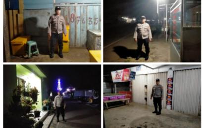 Personel Polsek Kampung Melayu Tingkatkan Patroli Cegah Gangguan Kamtibmas 