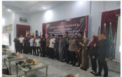 Kapolres Seluma Hadir Pembukaan Rapat Pleno Tingkat Kabupaten 