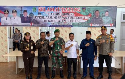 Kapolres Lebong Hadiri Ramah Tamah Pemkab Lebong dengan Dandim 0409 RL