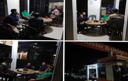 Sambangi Warga Binaan, Personel Polsek Muara Bangkahulu Sampaikan Imbauan Kamtibmas 